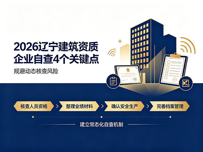 2026辽宁建筑资质企业自查4个关键点，规避动态核查风险